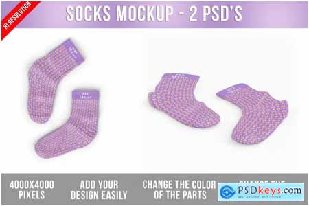 Socks Mockup HGB62JG