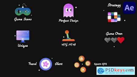 Games Icons And Titles After Effects 52631199