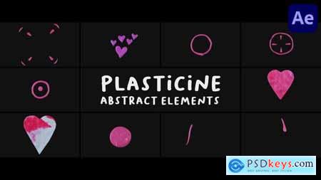 Plasticine Abstract Elements After Effects 52589495