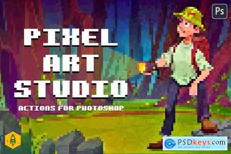 Pixel Art Studio - Pixel Art Effect Action