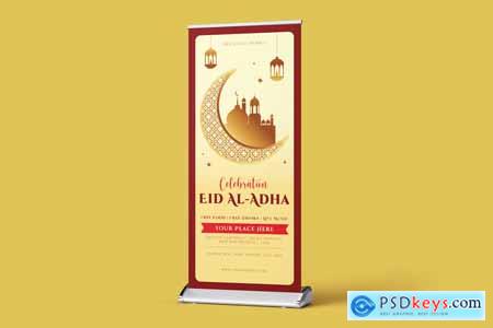 Eid Ai-Adha Celebretion Roll-Up Banner