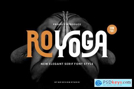 Royoga - Elegant Serif & Yoga Font