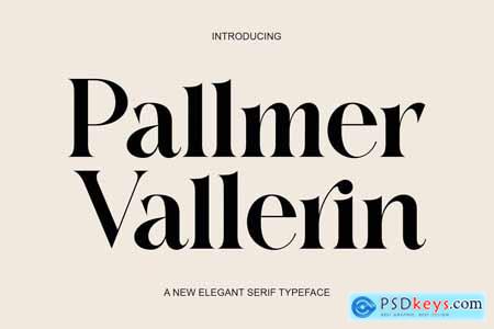 Pallmer Vallerin Elegant Serif Typeface