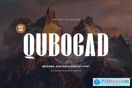 Qubogad - Thick & Tall Font