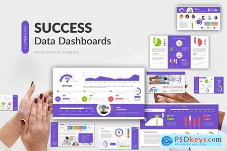 Success Data Dashboards PowerPoint Presentation