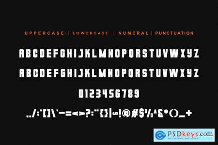 Dragos Header - Sans Serif & Thick Font