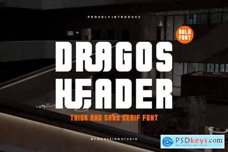Dragos Header - Sans Serif & Thick Font