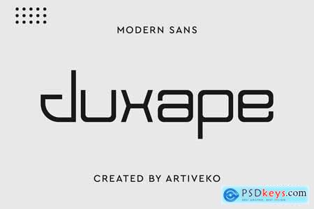 Juxape Technology Font