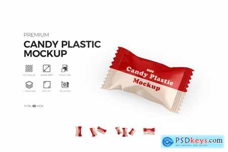 Candy Plastic Pack Mockup