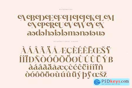 Elegan Blend Modern Serif Font
