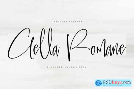Gella Romane Modern Handwritten
