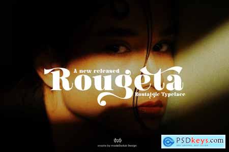Rougeta Nostalgic Font