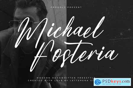 Michael Fosteria Modern Handwritten Freestyle