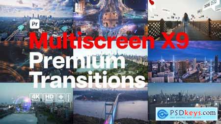 Premium Transitions Multiscreen X9 for Premiere Pro 52809285