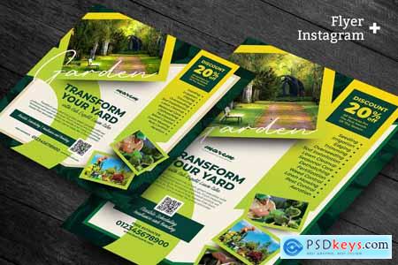 Lawn and Garden Flyer and Social Media