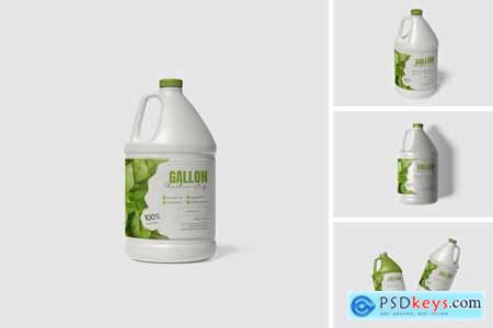 Gallon Plastic Jug Mockup