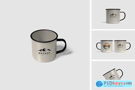 Enamel Mug Mock Up