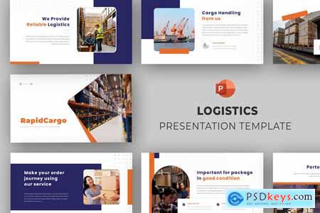 Logistic Presentation Template - RapidCargo