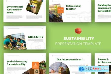 Sustainability Presentation Template - Greenify