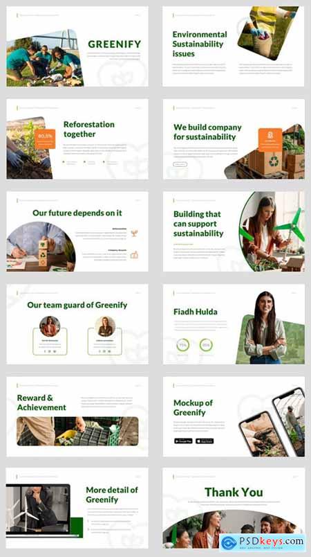 Sustainability Presentation Template - Greenify