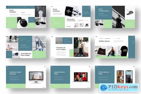 Anna  Business PowerPoint Template