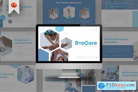 Medical Research Presentation Template - BioCore