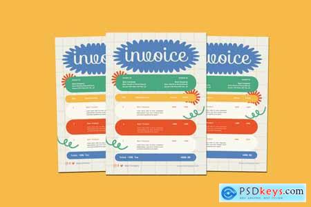 Colorful Invoice