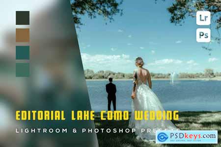 6 Editorial Lake Como Wedding Lightroom Presets