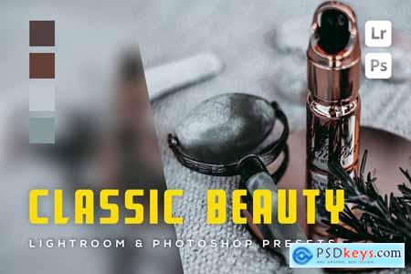 6 Classic Beauty Lightroom and Photoshop Presets