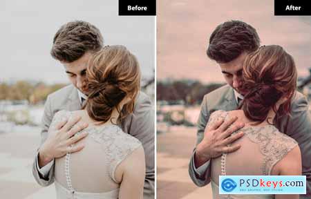 6 Minimalist Magic Wedding Lightroom and Photoshop