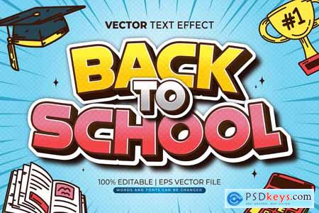 Back To School Editable Text Effect