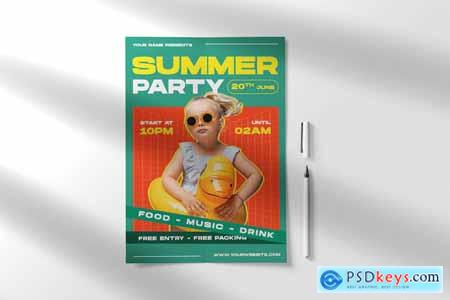 Summer Flyer Template Y92ZQQJ