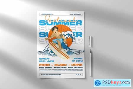 Summer Flyer Template PHYMES4