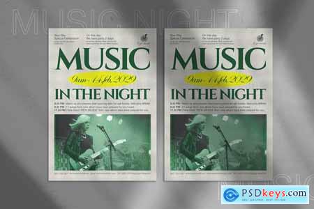 Night Music Flyer 5YFPQLH