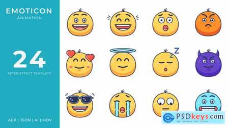 Emoticon Animated Icons After Effects 52876367