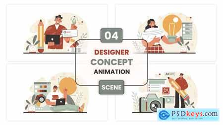 Designer Concept Animation Scene 52876940 