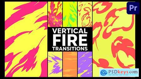 Vertical Seamless Fire Transitions Premiere Pro MOGRT 52785933