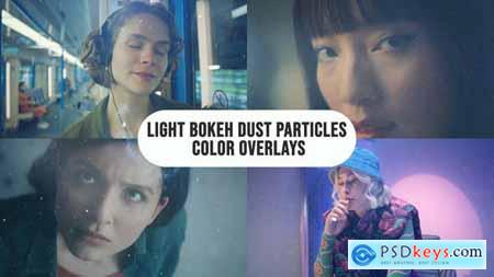 light Bokeh Dust Particles Color Overlays 52829348