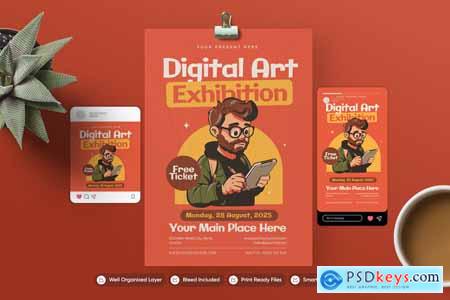 Digital Exhibition - Flyer Set