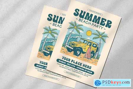 Summer Flyer Template FMJ76X8