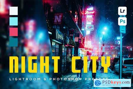 6 Night City Lightroom and Photoshop Presets