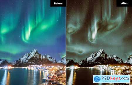 6 Celestial Nights Lightroom and Photoshop Presets