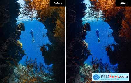 6 Oceanic Depths Lightroom and Photoshop Presets