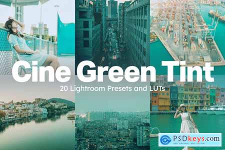 20 Cine Green Tint Lightroom Presets and LUTs