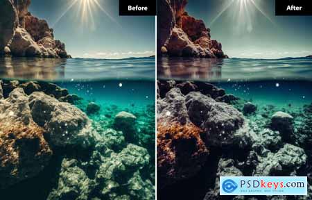 6 Oceanic Depths Lightroom and Photoshop Presets