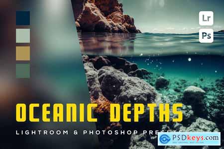 6 Oceanic Depths Lightroom and Photoshop Presets