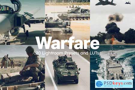 20 Warfare Lightroom Presets and LUTs