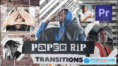 Paper Rip Transitions (Vertical) 52810819