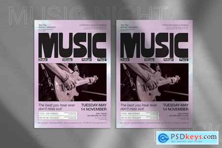 Night Music Flyer L9MV348