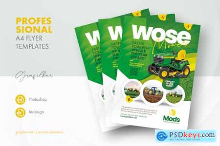 Tractor Mower Flyer Templates